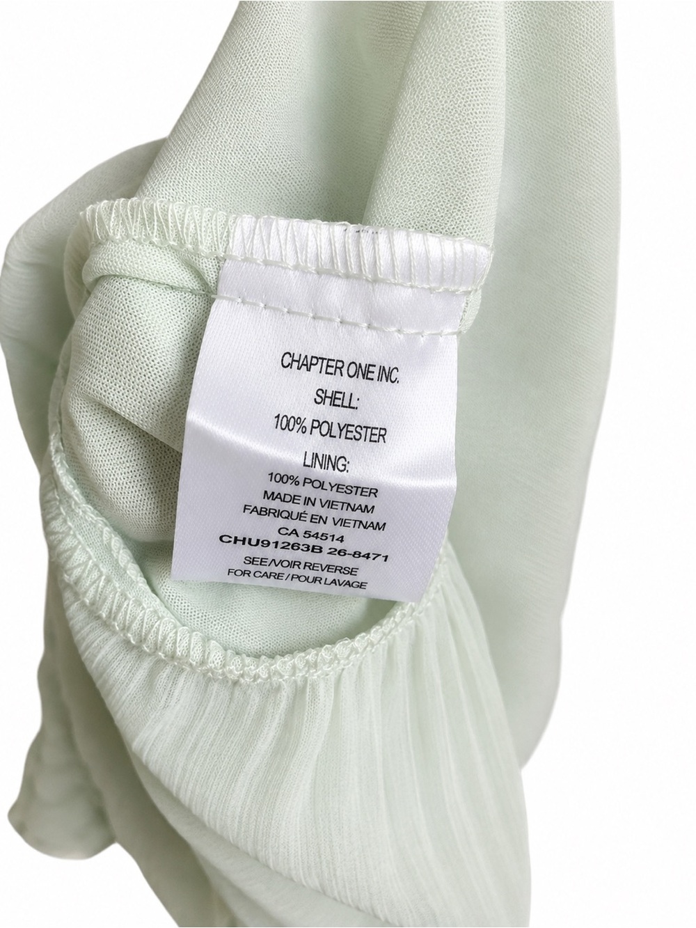 Haver + Blair London Large Sage Green Ruffle Tiered Blouse NWT - Picture 4 of 4